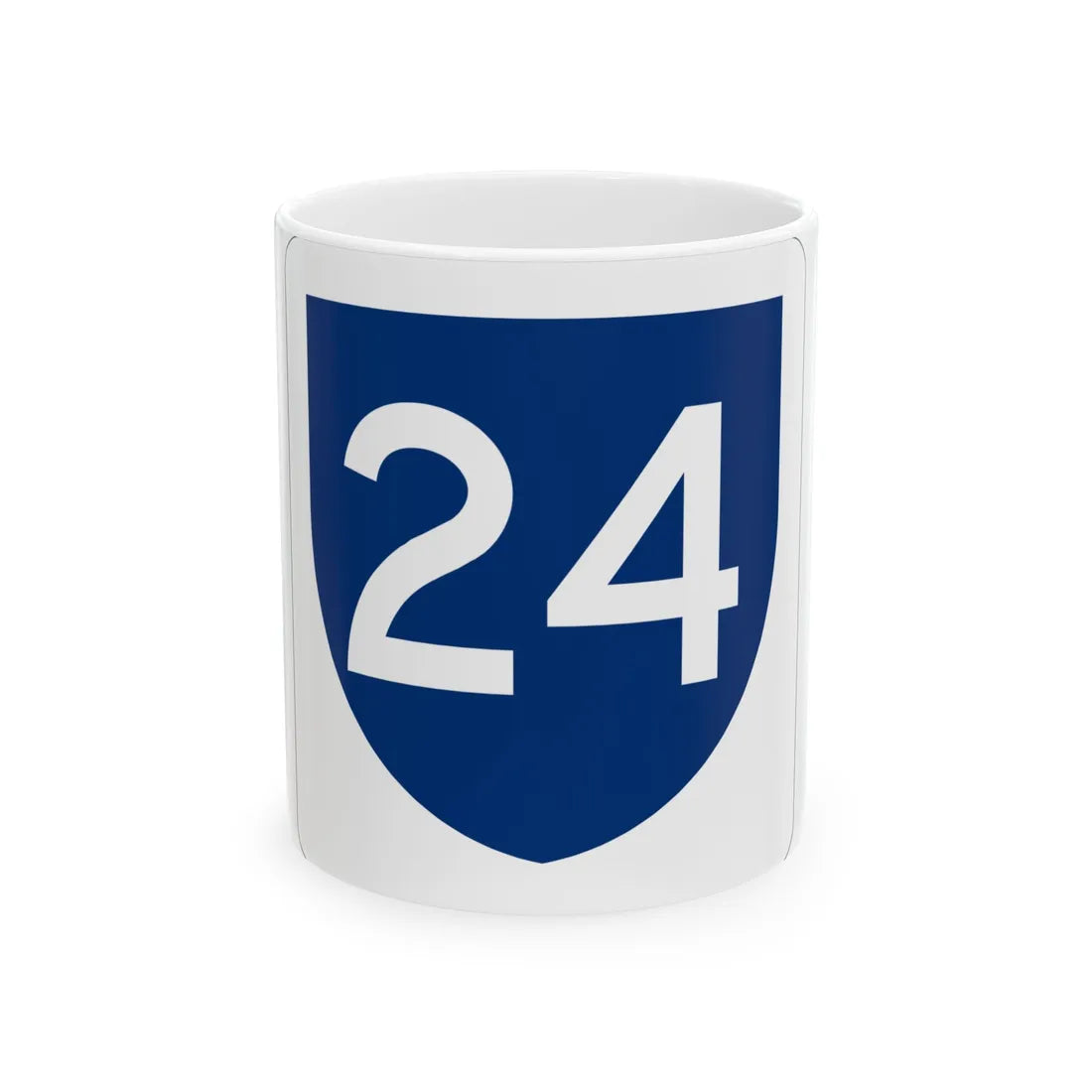 PR primary 24 (Puerto Rico) (Road Sign) White Coffee Mug 11oz - Go Mug Yourself