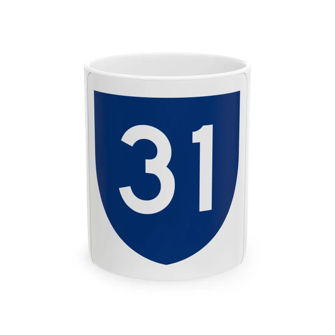 PR primary 31 (Puerto Rico) (Road Sign) White Coffee Mug 11oz - Go Mug Yourself