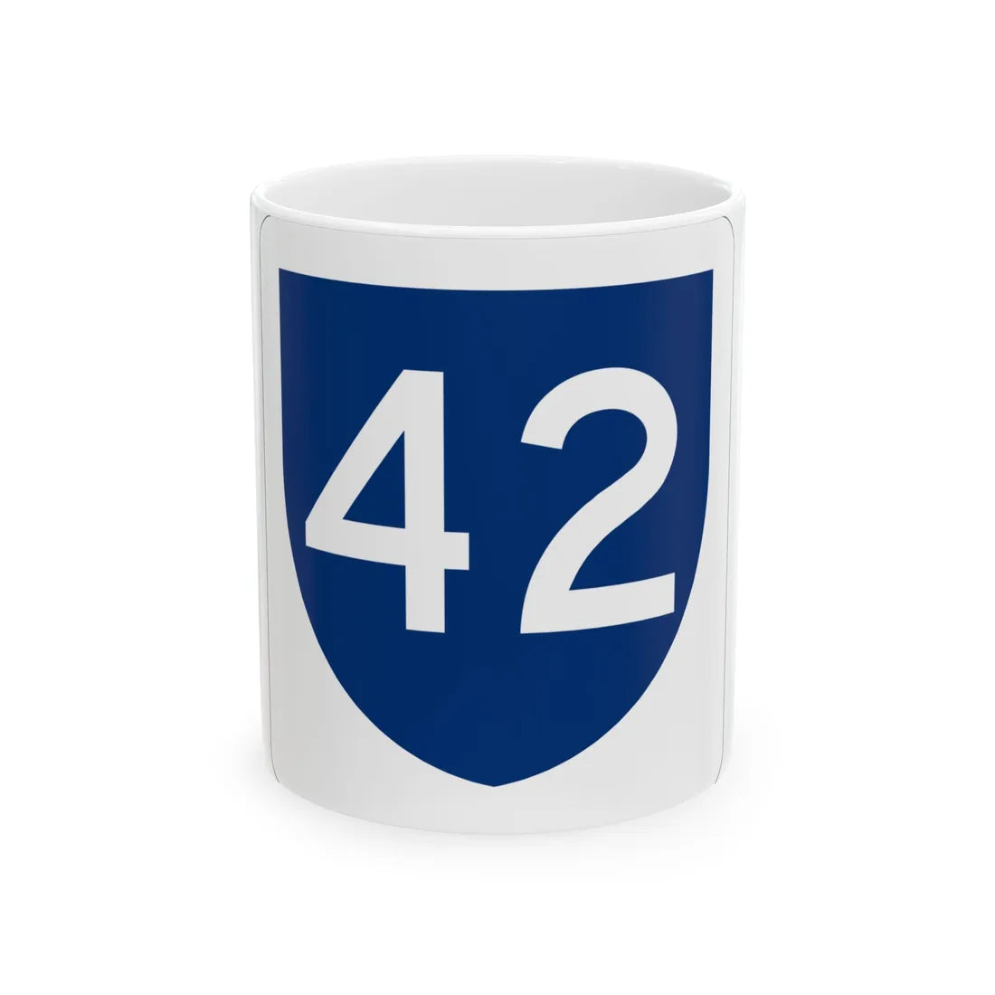PR primary 42 (Puerto Rico) (Road Sign) White Coffee Mug 11oz - Go Mug Yourself