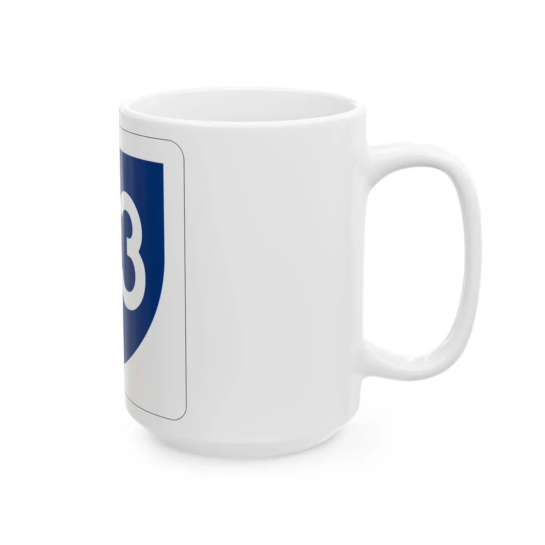 PR primary 43 (Puerto Rico) (Road Sign) White Coffee Mug - Go Mug Yourself