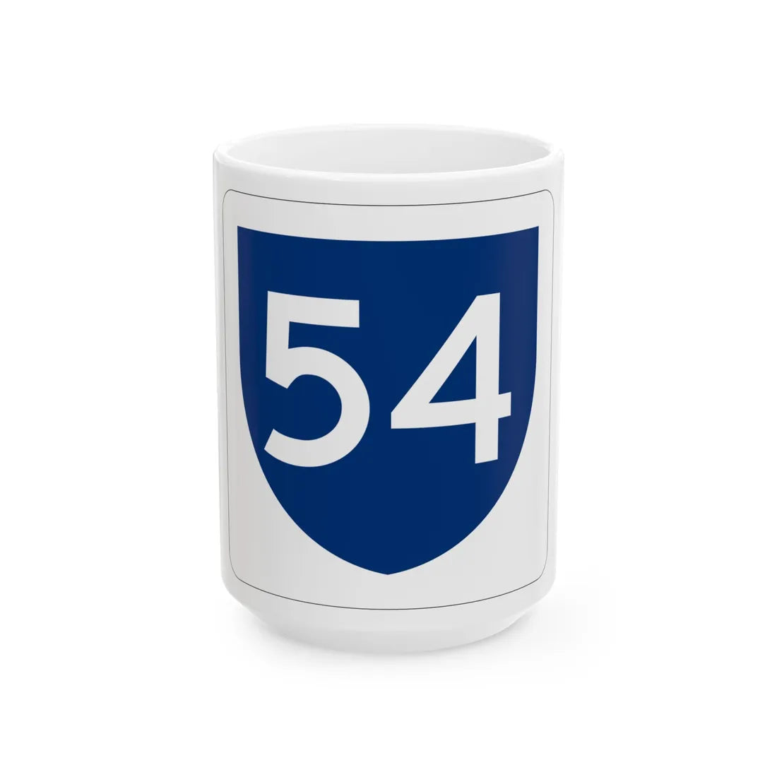 PR primary 54 (Puerto Rico) (Road Sign) White Coffee Mug 15oz - Go Mug Yourself