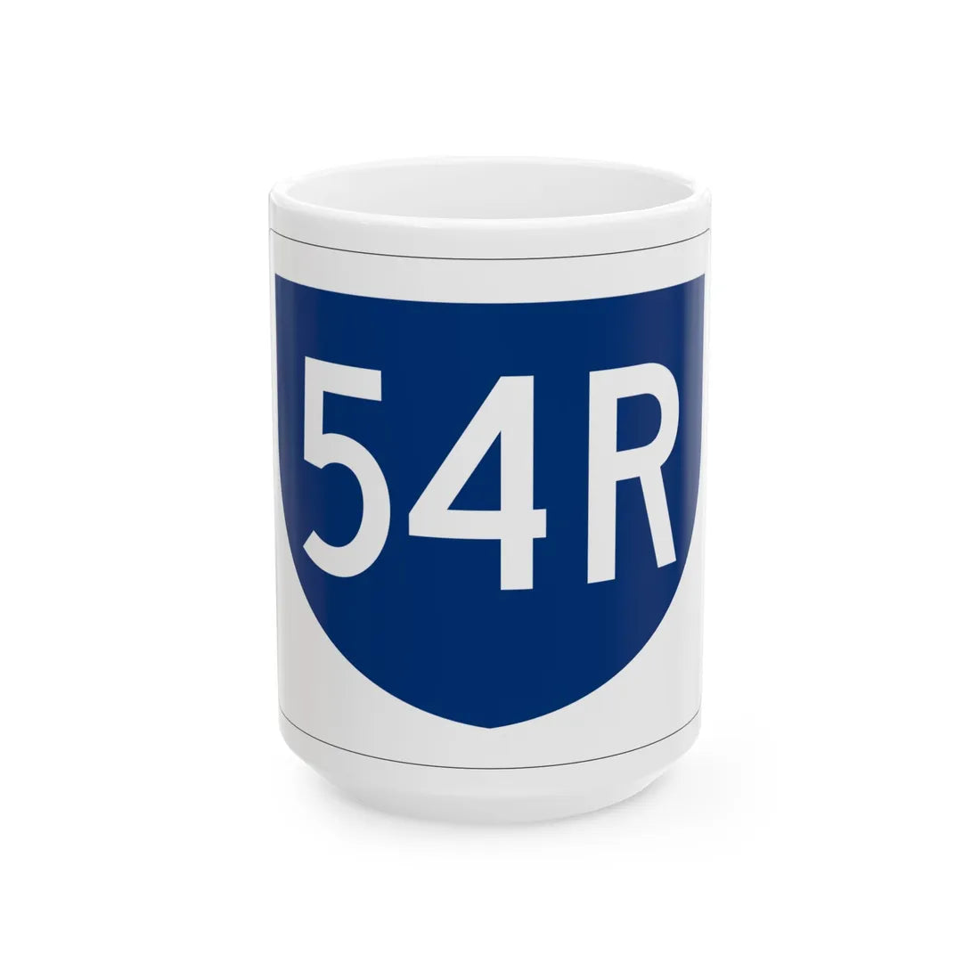PR primary 54R (Puerto Rico) (Road Sign) White Coffee Mug 15oz - Go Mug Yourself