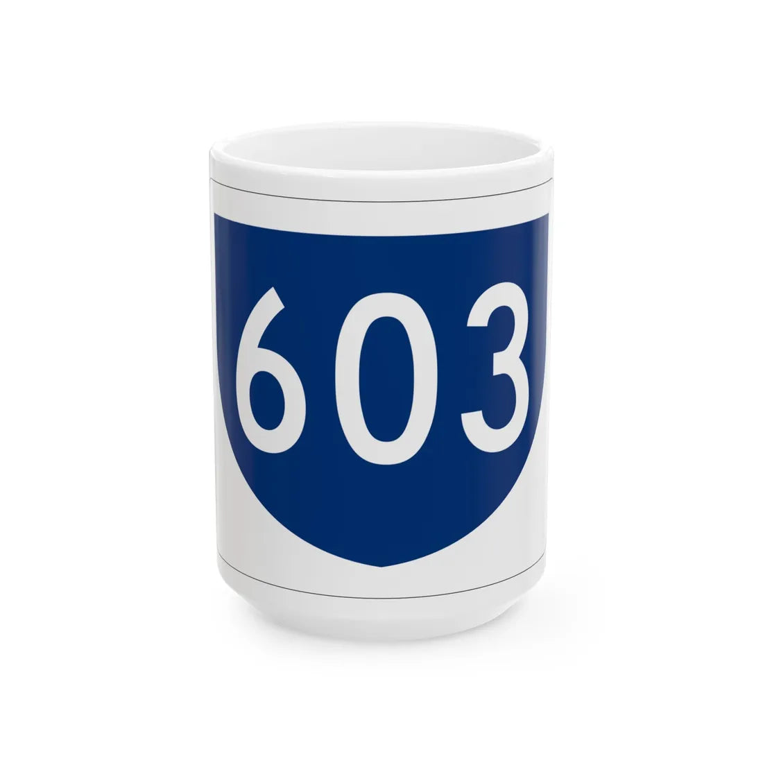 PR primary 603 (Puerto Rico) (Road Sign) White Coffee Mug 15oz - Go Mug Yourself