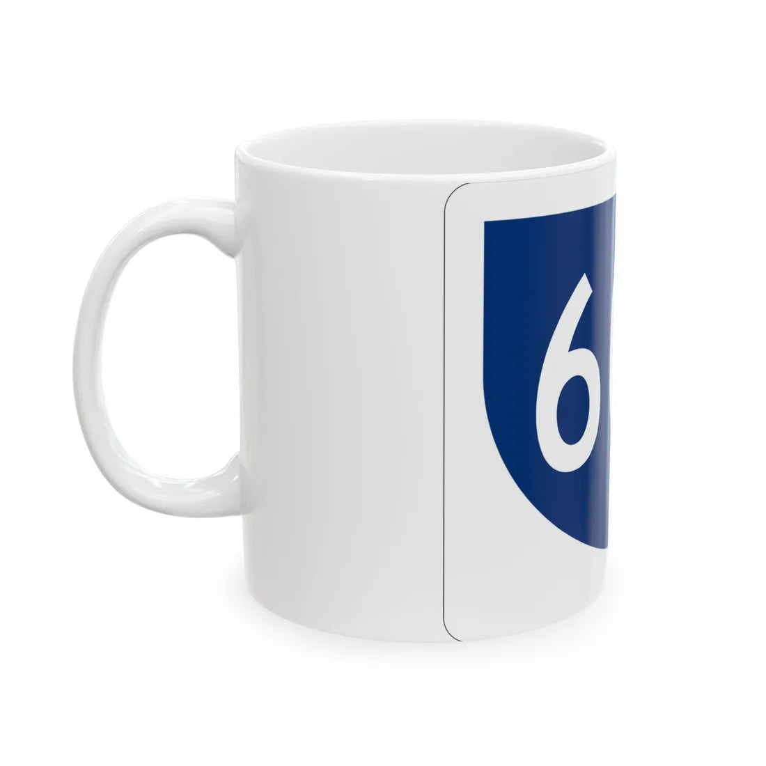 PR primary 603 (Puerto Rico) (Road Sign) White Coffee Mug - Go Mug Yourself