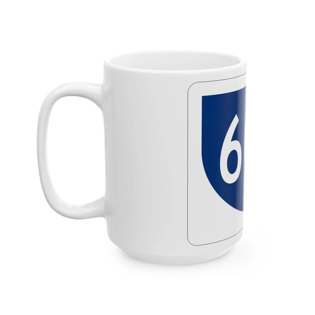 PR primary 603 (Puerto Rico) (Road Sign) White Coffee Mug - Go Mug Yourself