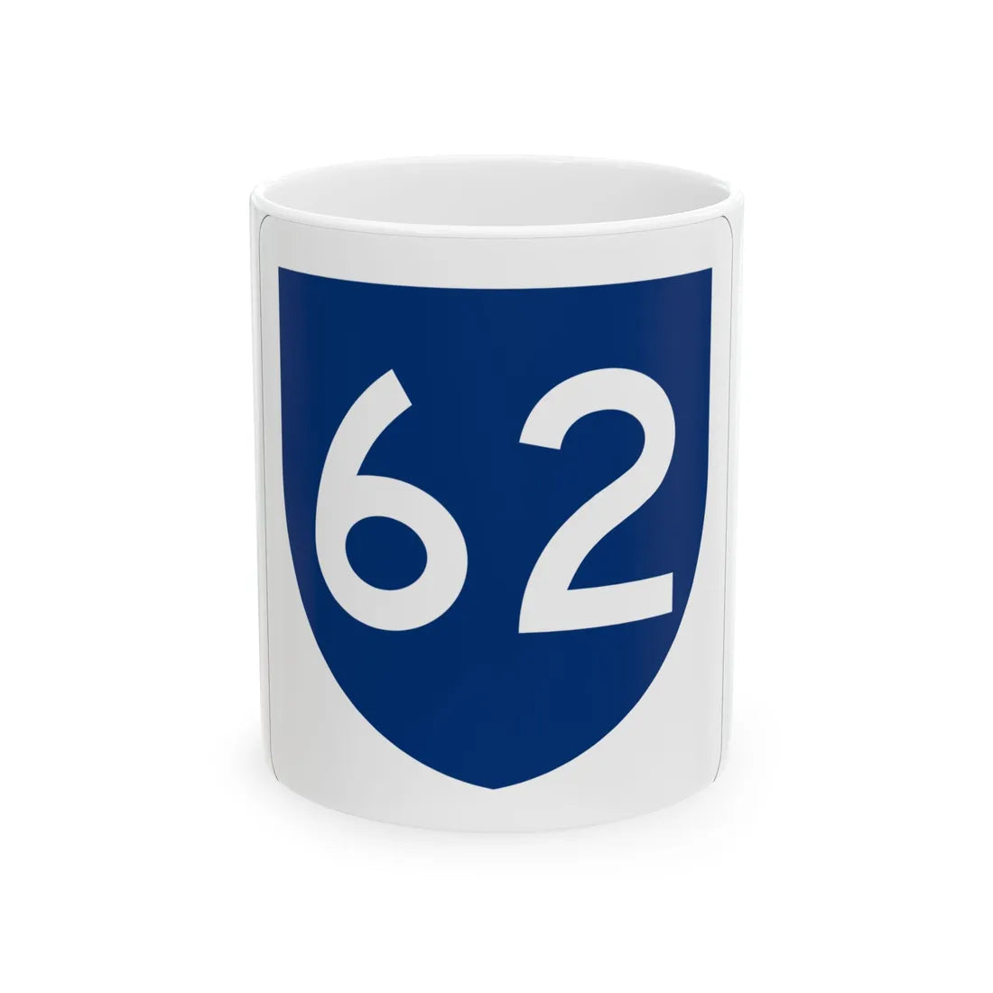 PR primary 62 (Puerto Rico) (Road Sign) White Coffee Mug 11oz - Go Mug Yourself