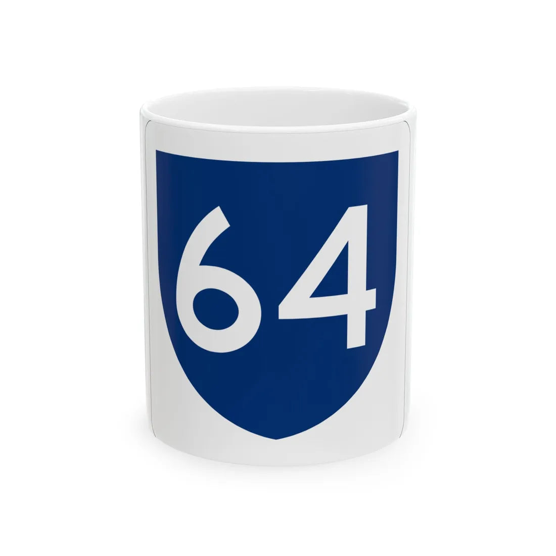 PR primary 64 (Puerto Rico) (Road Sign) White Coffee Mug 11oz - Go Mug Yourself