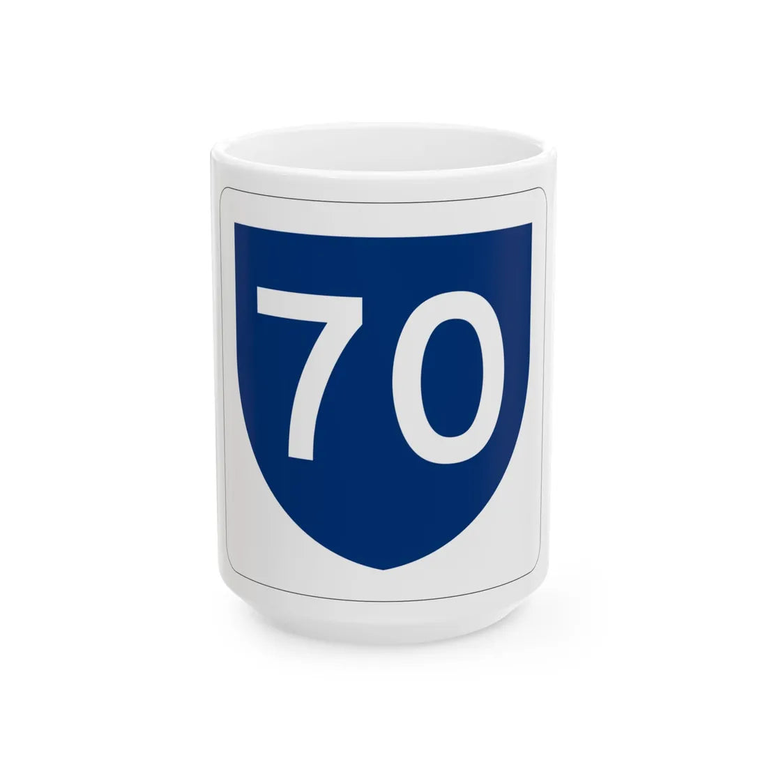 PR primary 70 (Puerto Rico) (Road Sign) White Coffee Mug 15oz - Go Mug Yourself