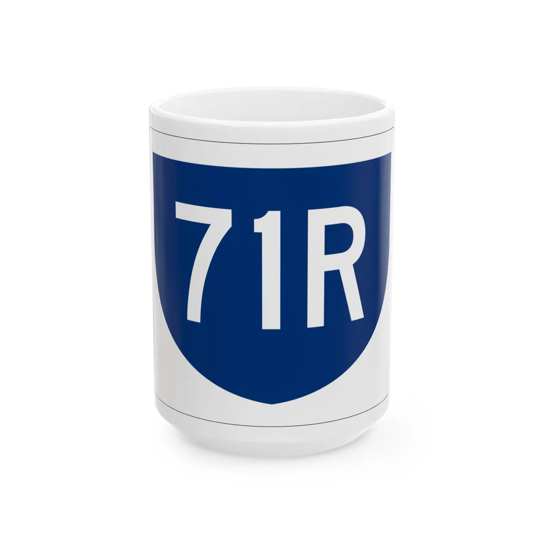 PR primary 71R (Puerto Rico) (Road Sign) White Coffee Mug 15oz - Go Mug Yourself