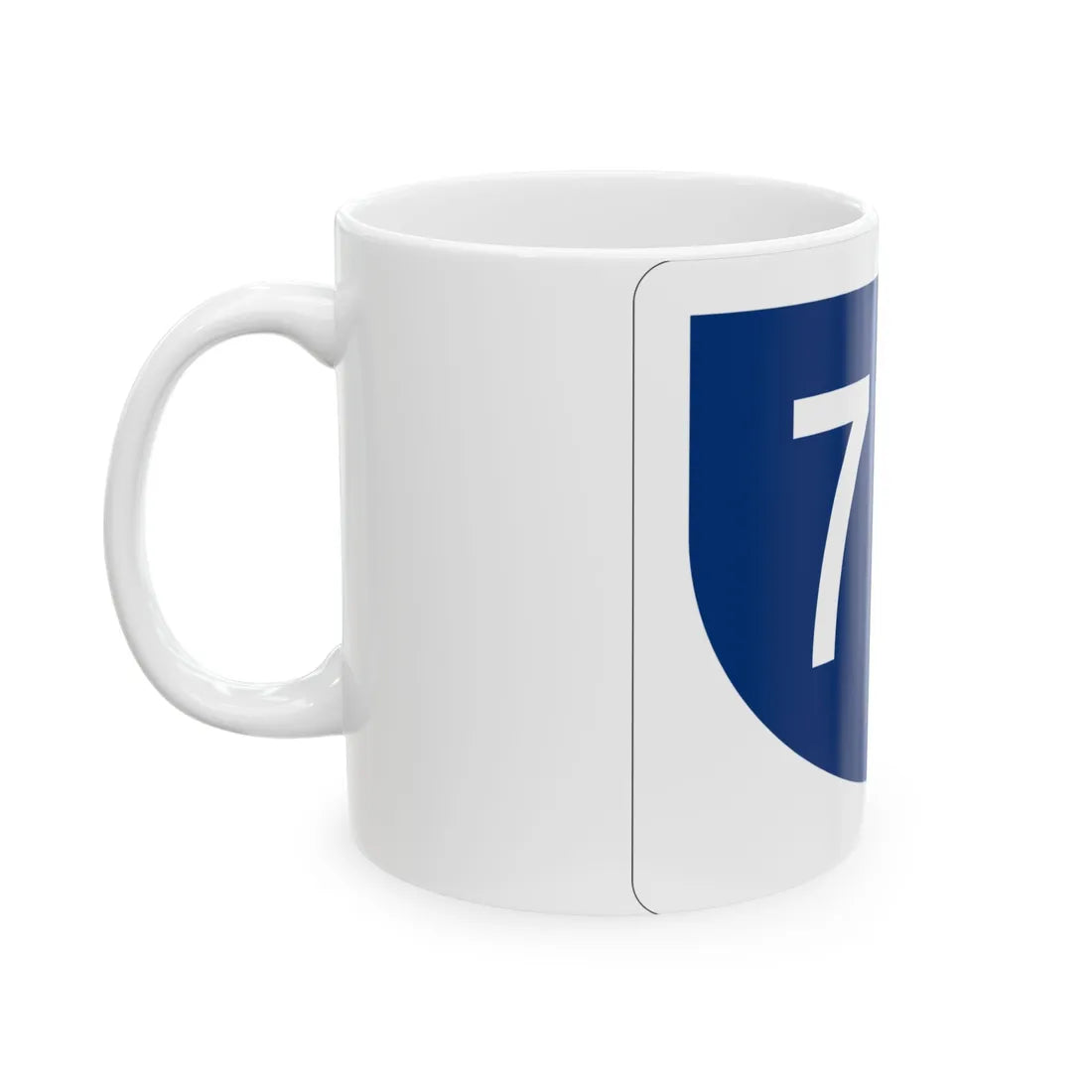 PR primary 71R (Puerto Rico) (Road Sign) White Coffee Mug - Go Mug Yourself