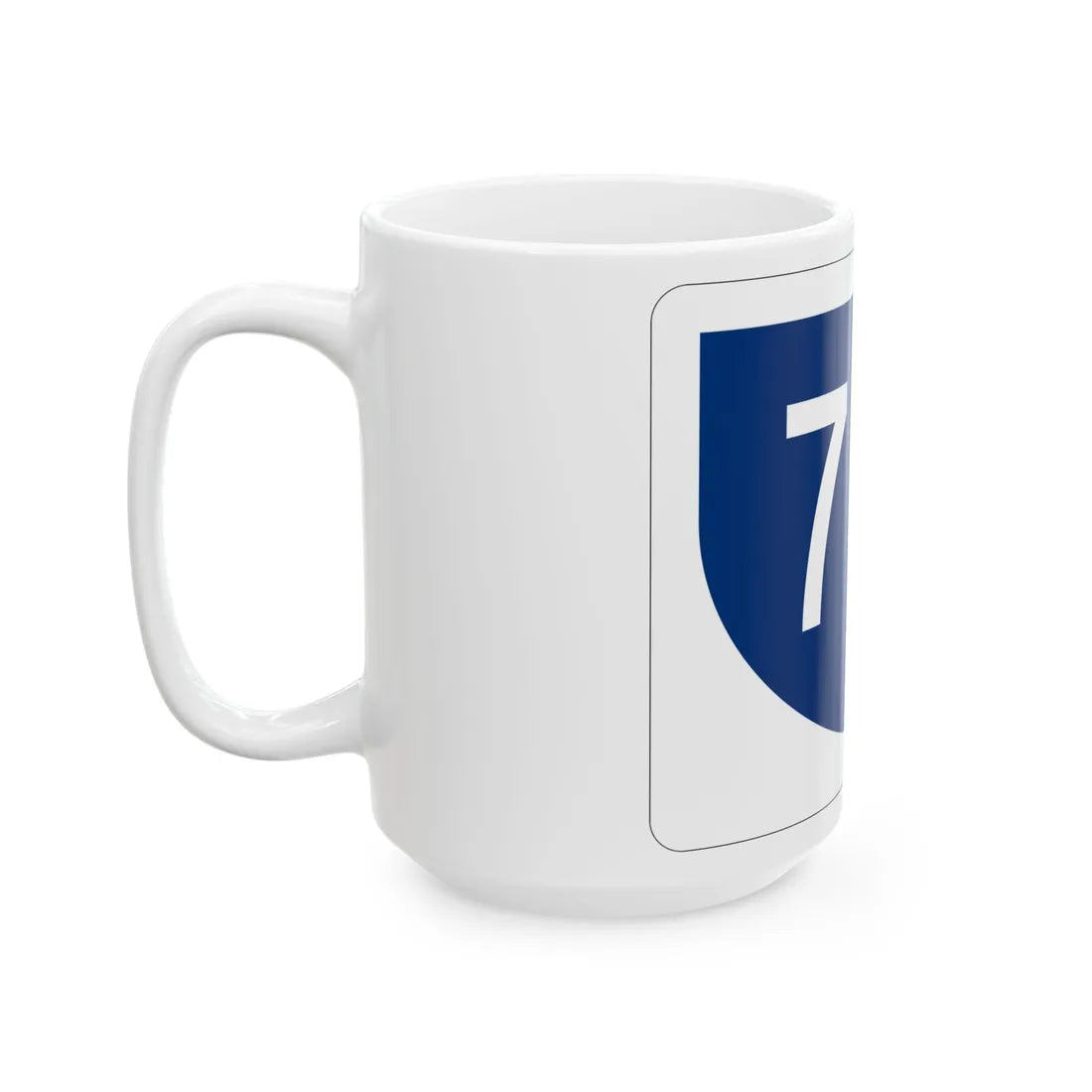 PR primary 71R (Puerto Rico) (Road Sign) White Coffee Mug - Go Mug Yourself