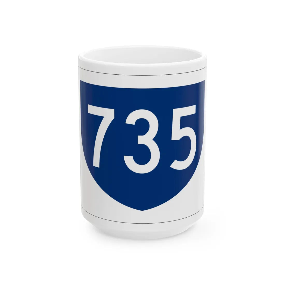 PR primary 735 (Puerto Rico) (Road Sign) White Coffee Mug 15oz - Go Mug Yourself