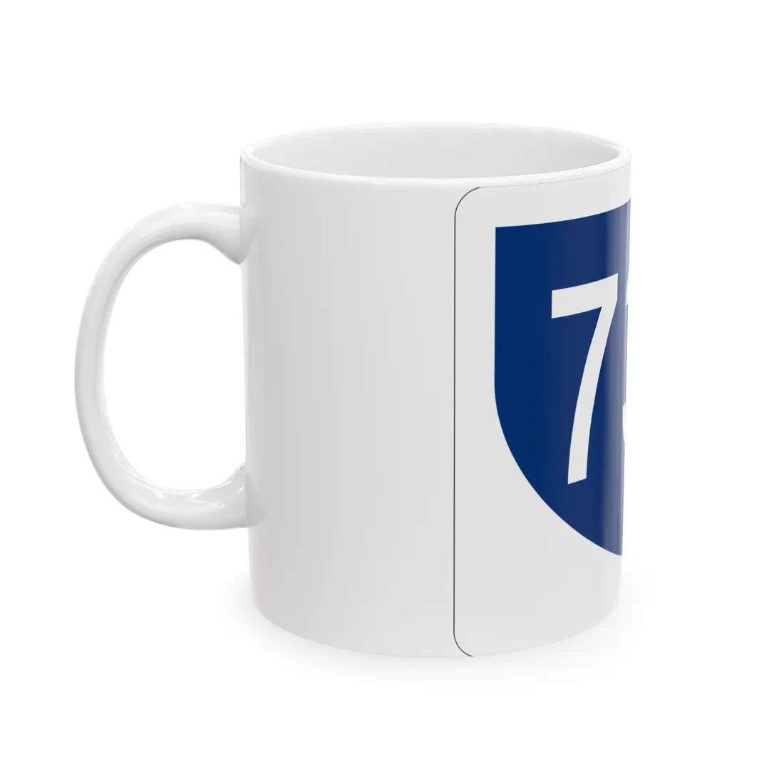 PR primary 735 (Puerto Rico) (Road Sign) White Coffee Mug - Go Mug Yourself