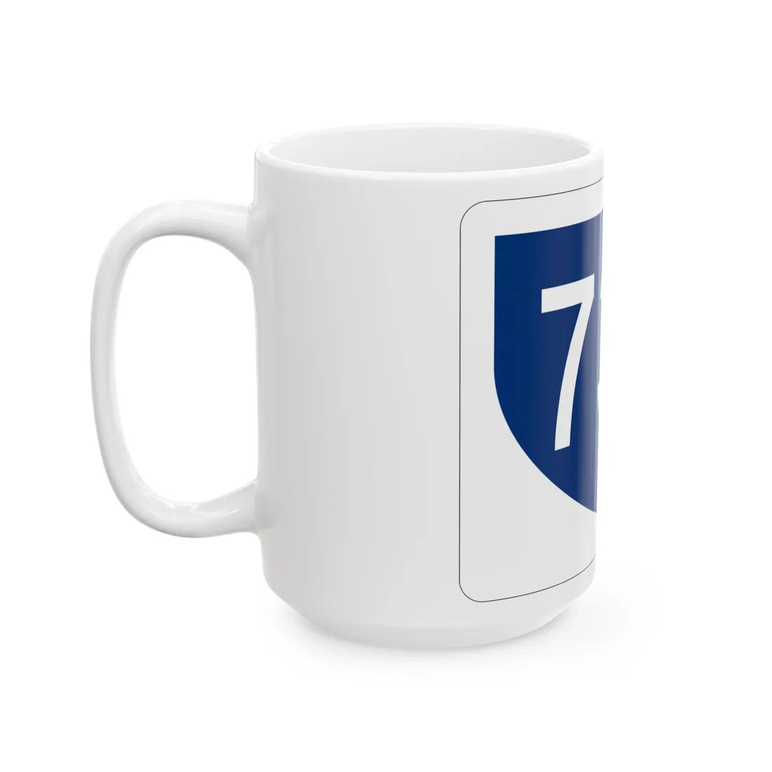 PR primary 735 (Puerto Rico) (Road Sign) White Coffee Mug - Go Mug Yourself