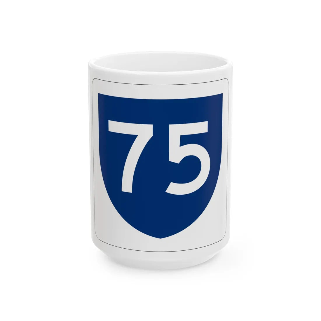 PR primary 75 (Puerto Rico) (Road Sign) White Coffee Mug 15oz - Go Mug Yourself