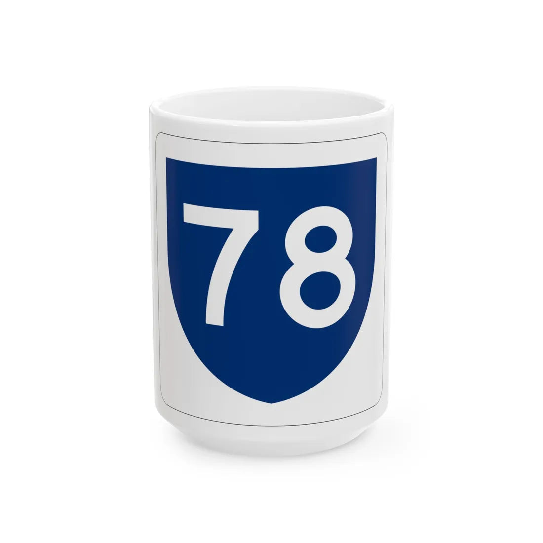 PR primary 78 (Puerto Rico) (Road Sign) White Coffee Mug 15oz - Go Mug Yourself