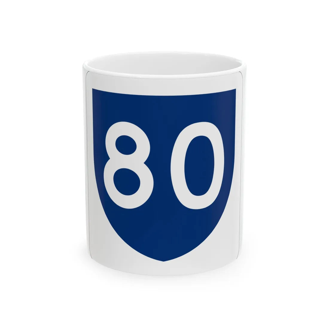 PR primary 80 (Puerto Rico) (Road Sign) White Coffee Mug 11oz - Go Mug Yourself