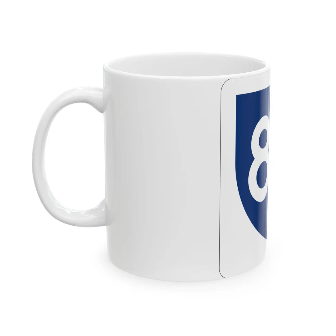 PR primary 80 (Puerto Rico) (Road Sign) White Coffee Mug - Go Mug Yourself