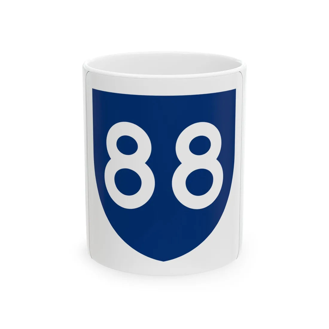 PR primary 88 (Puerto Rico) (Road Sign) White Coffee Mug 11oz - Go Mug Yourself