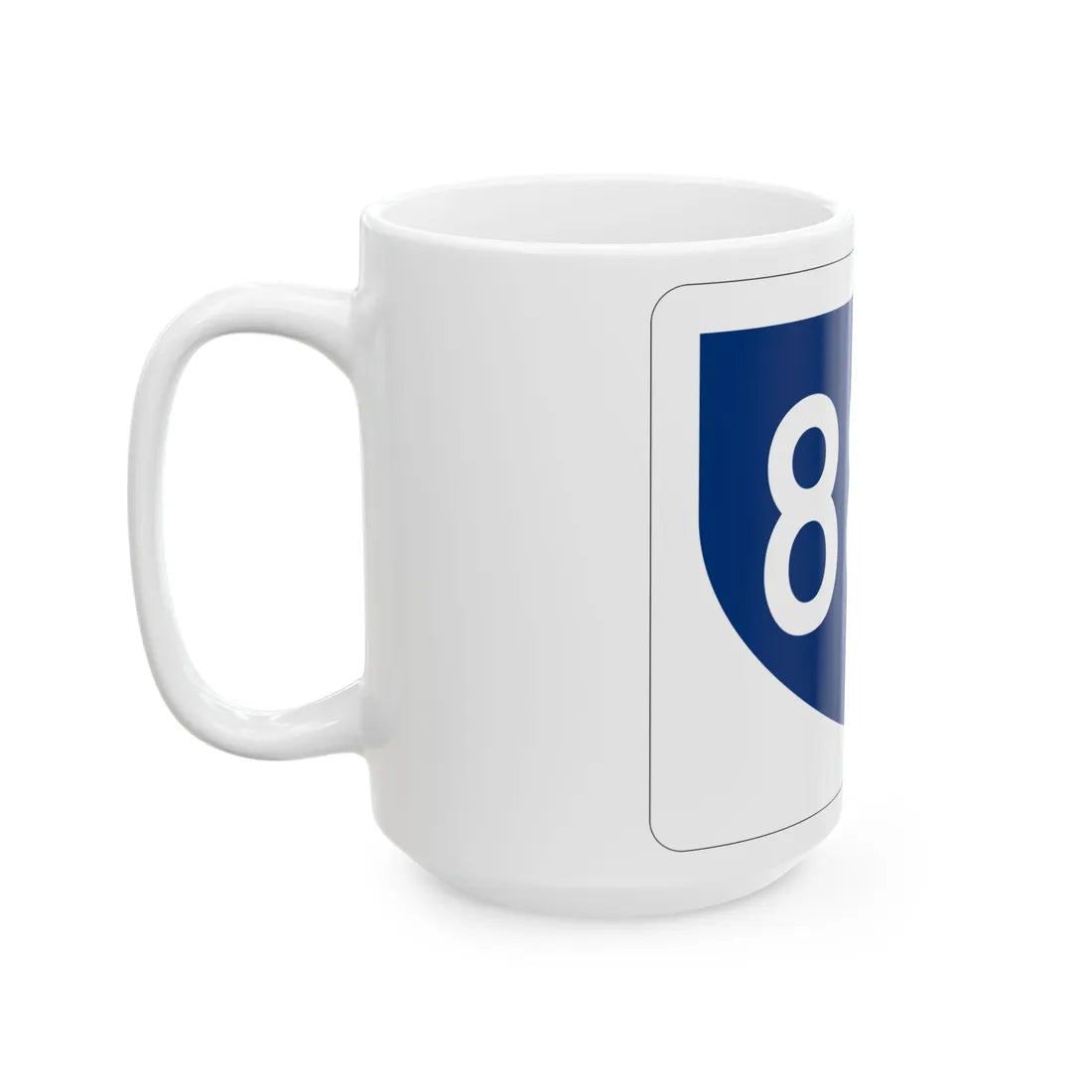 PR primary 887 (Puerto Rico) (Road Sign) White Coffee Mug - Go Mug Yourself