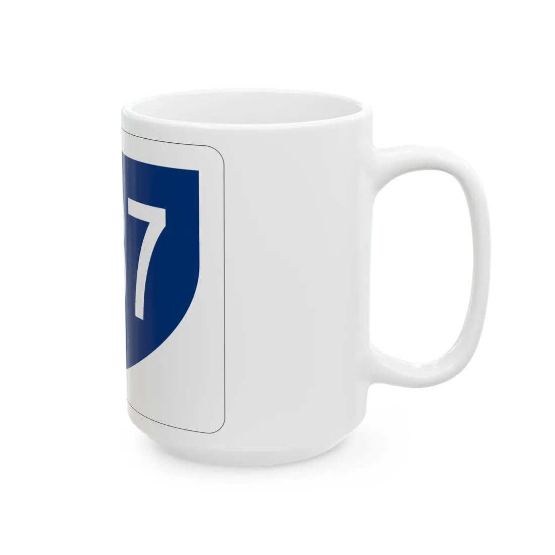 PR primary 887 (Puerto Rico) (Road Sign) White Coffee Mug - Go Mug Yourself