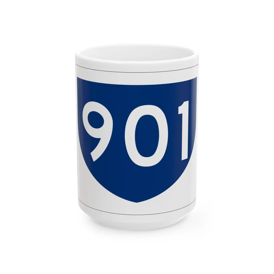PR primary 901 (Puerto Rico) (Road Sign) White Coffee Mug 15oz - Go Mug Yourself