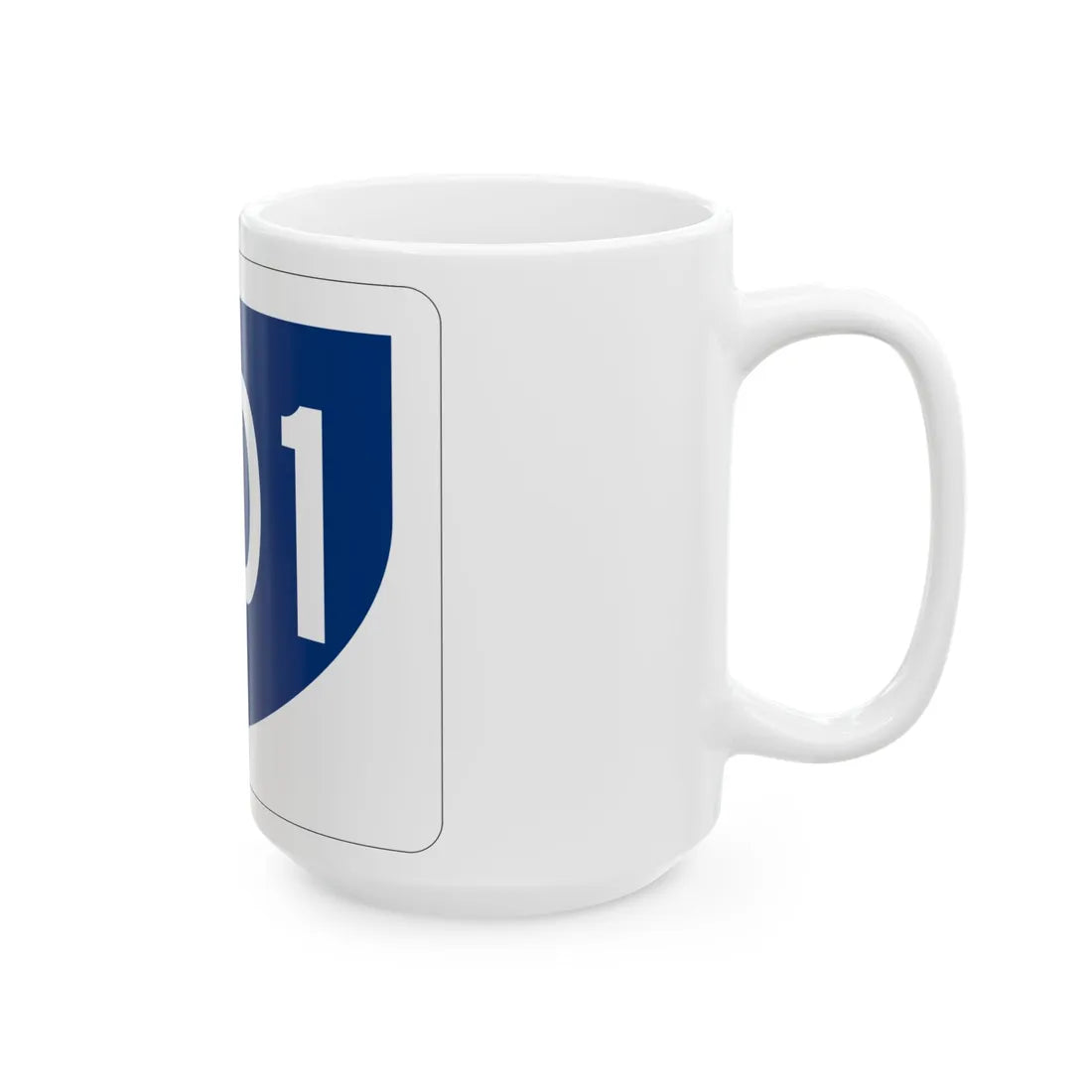 PR primary 901 (Puerto Rico) (Road Sign) White Coffee Mug - Go Mug Yourself