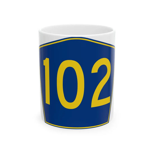 PR secondary 102 (Puerto Rico) (Road Sign) White Coffee Mug 11oz - Go Mug Yourself