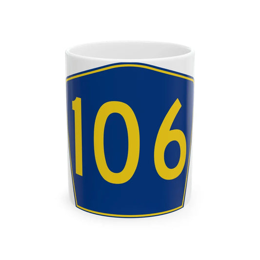 PR secondary 106 (Puerto Rico) (Road Sign) White Coffee Mug 11oz - Go Mug Yourself