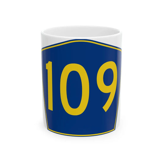 PR secondary 109 (Puerto Rico) (Road Sign) White Coffee Mug 11oz - Go Mug Yourself