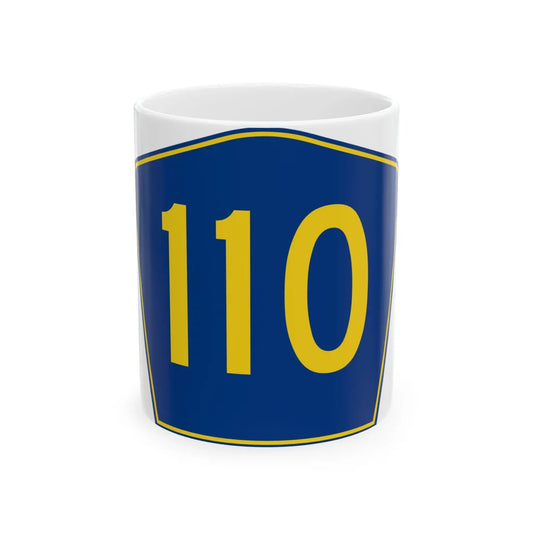 PR secondary 110 (Puerto Rico) (Road Sign) White Coffee Mug 11oz - Go Mug Yourself