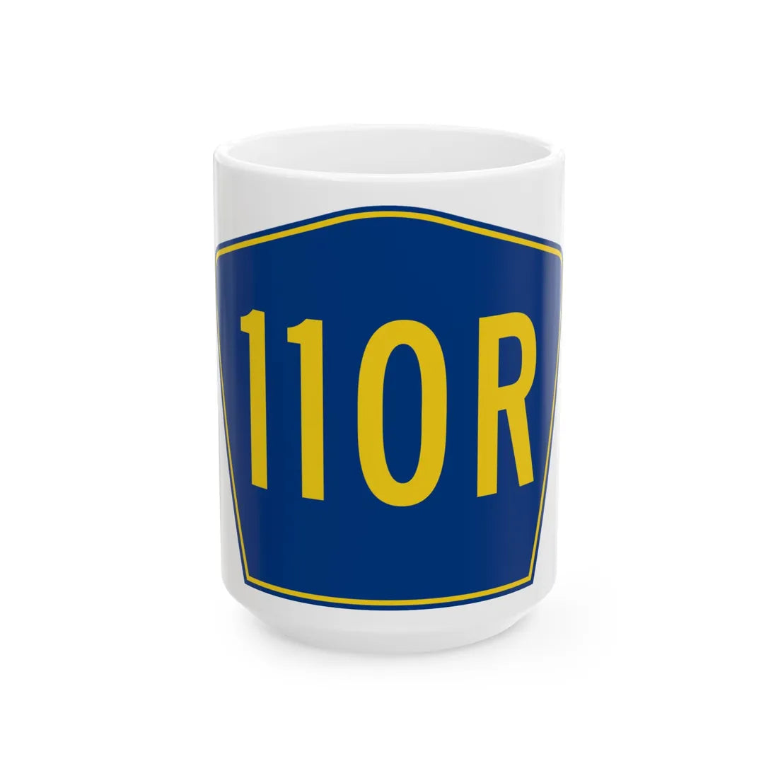 PR secondary 110R (Puerto Rico) (Road Sign) White Coffee Mug 15oz - Go Mug Yourself