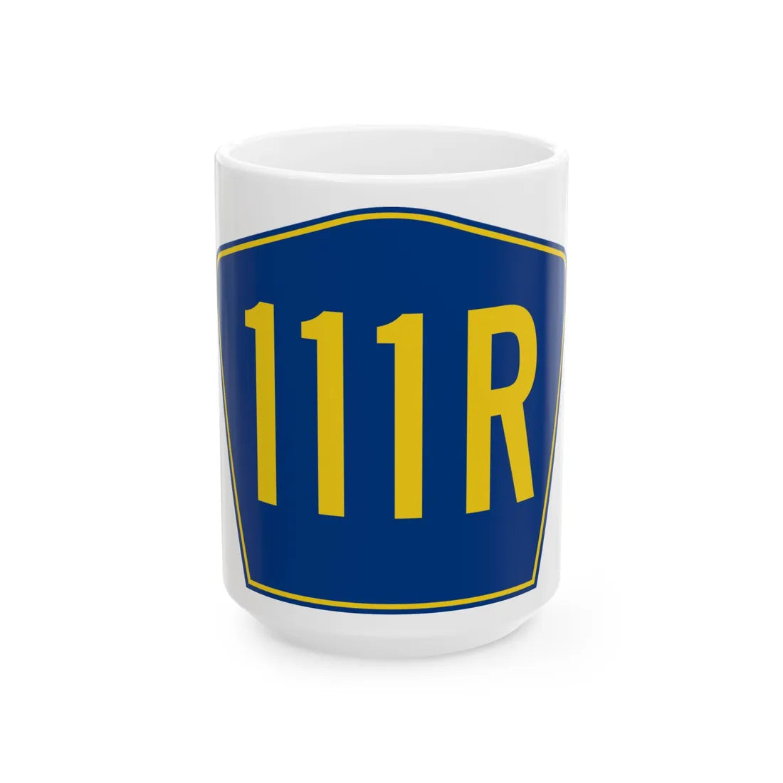 PR secondary 111R (Puerto Rico) (Road Sign) White Coffee Mug 15oz - Go Mug Yourself
