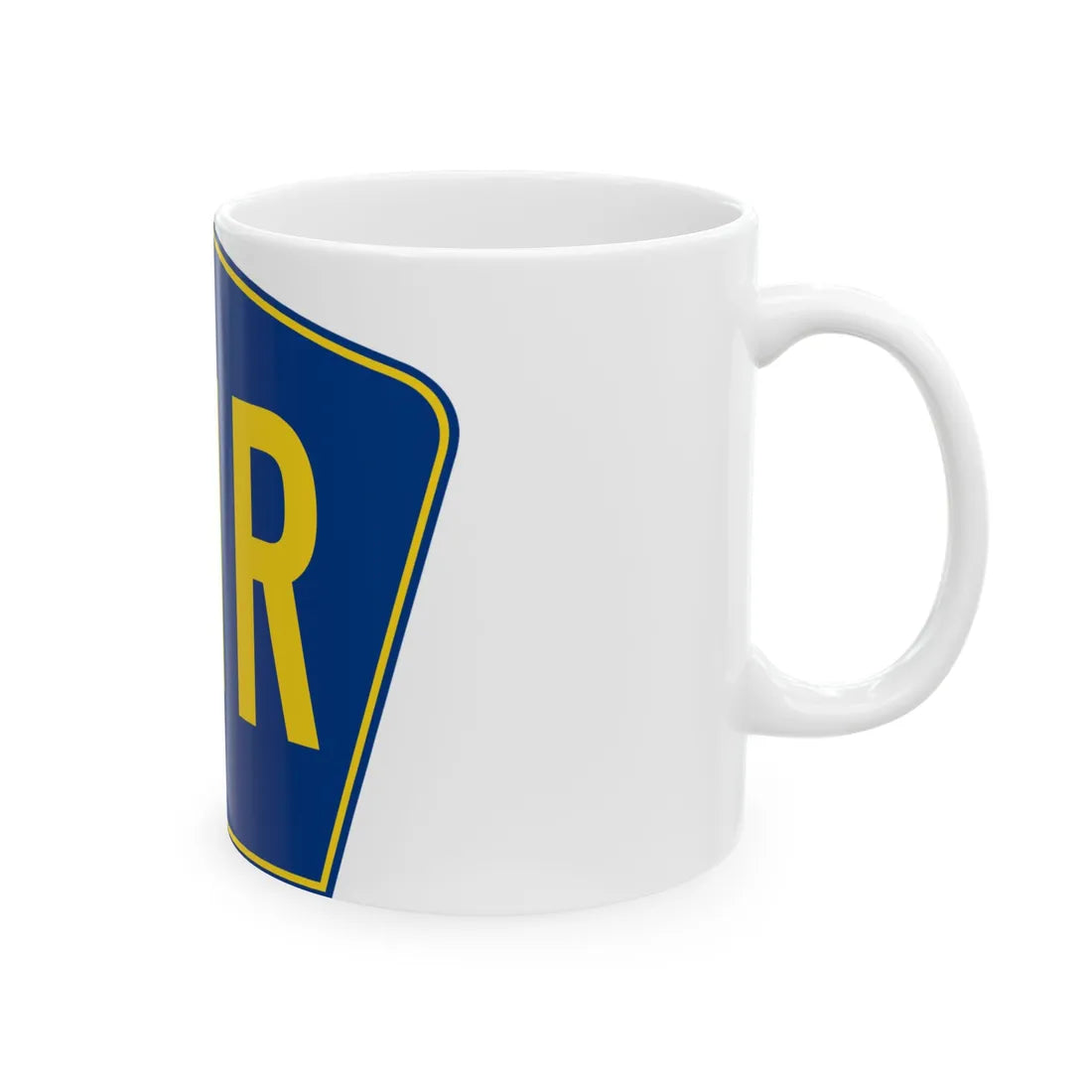 PR secondary 111R (Puerto Rico) (Road Sign) White Coffee Mug - Go Mug Yourself