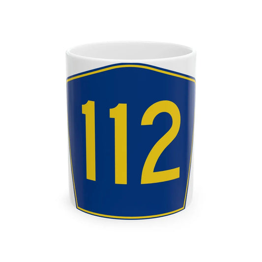 PR secondary 112 (Puerto Rico) (Road Sign) White Coffee Mug 11oz - Go Mug Yourself