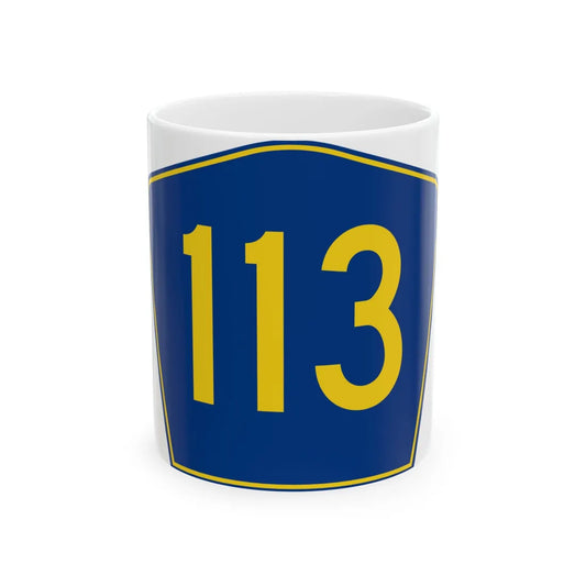 PR secondary 113 (Puerto Rico) (Road Sign) White Coffee Mug 11oz - Go Mug Yourself