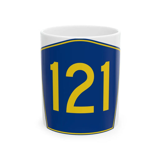 PR secondary 121 (Puerto Rico) (Road Sign) White Coffee Mug 11oz - Go Mug Yourself
