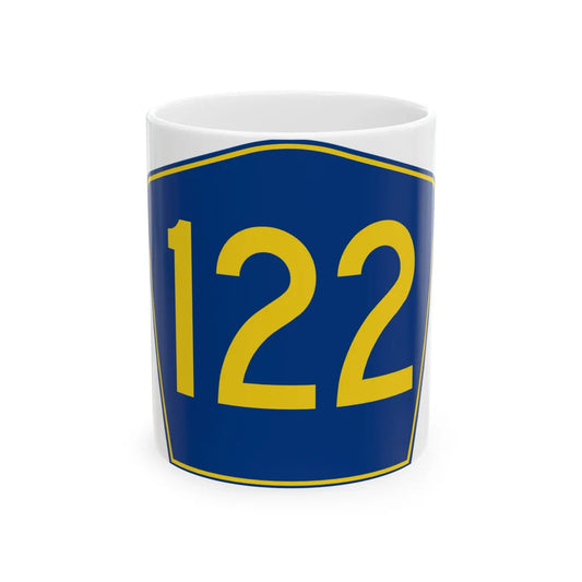 PR secondary 122 (Puerto Rico) (Road Sign) White Coffee Mug 11oz - Go Mug Yourself