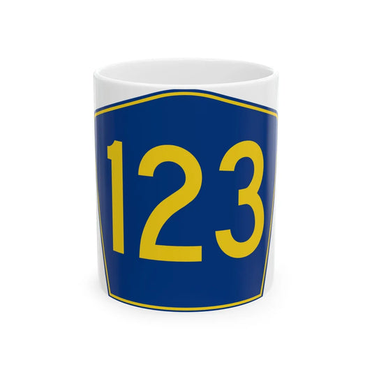 PR secondary 123 (Puerto Rico) (Road Sign) White Coffee Mug 11oz - Go Mug Yourself