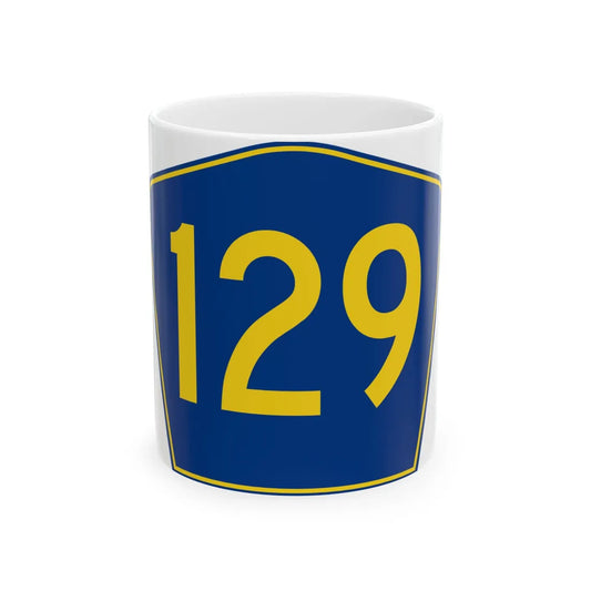 PR secondary 129 (Puerto Rico) (Road Sign) White Coffee Mug 11oz - Go Mug Yourself