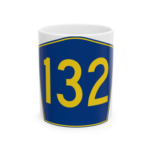 PR secondary 132 (Puerto Rico) (Road Sign) White Coffee Mug 11oz - Go Mug Yourself