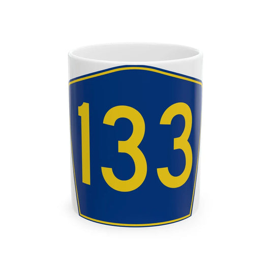 PR secondary 133 (Puerto Rico) (Road Sign) White Coffee Mug 11oz - Go Mug Yourself