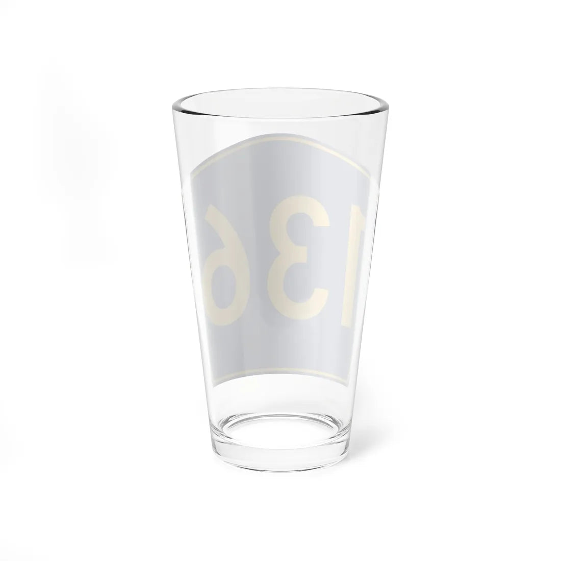 PR secondary 136 (Puerto Rico) (Road Sign) Pint Glass 16oz - Go Mug Yourself