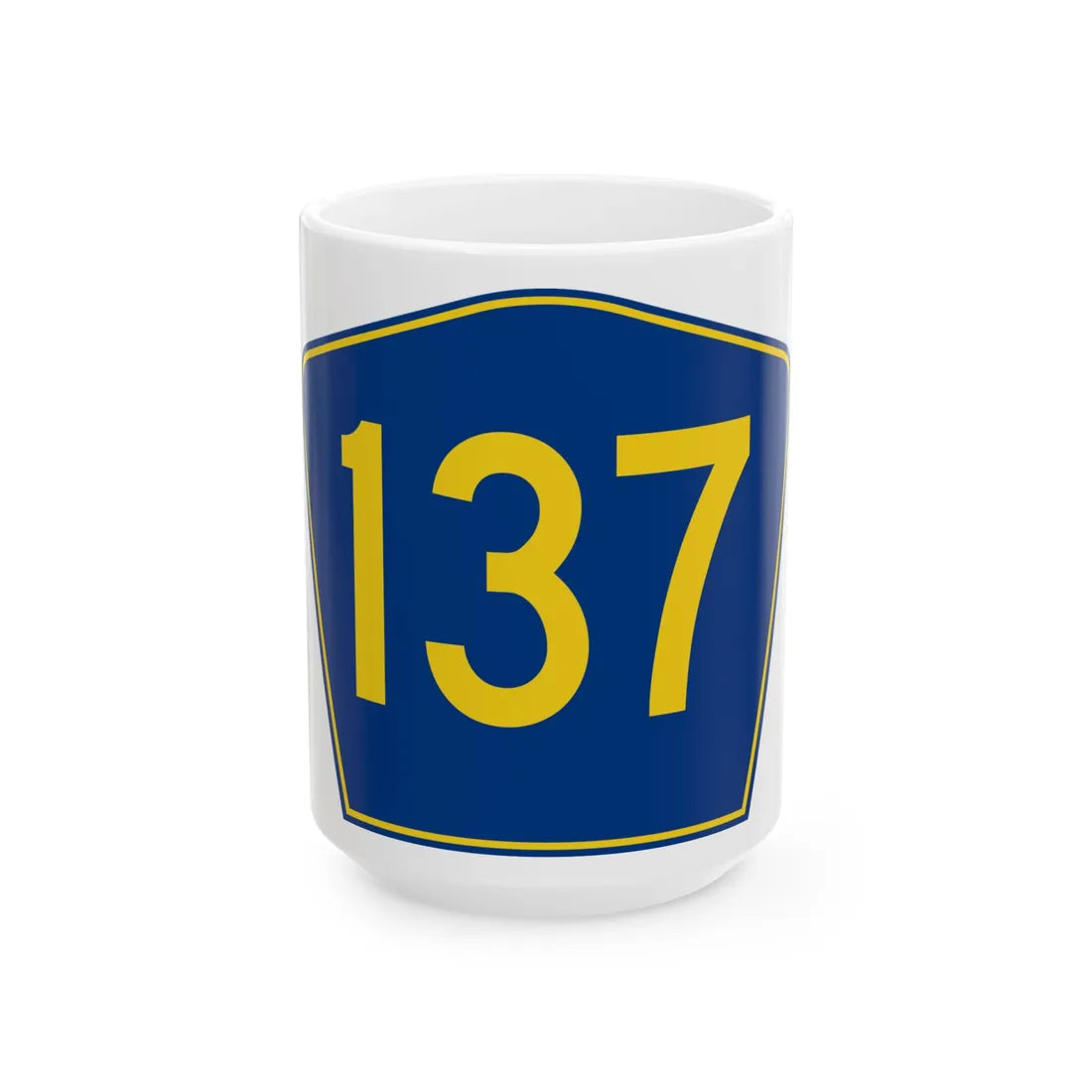 PR secondary 137 (Puerto Rico) (Road Sign) White Coffee Mug 15oz - Go Mug Yourself