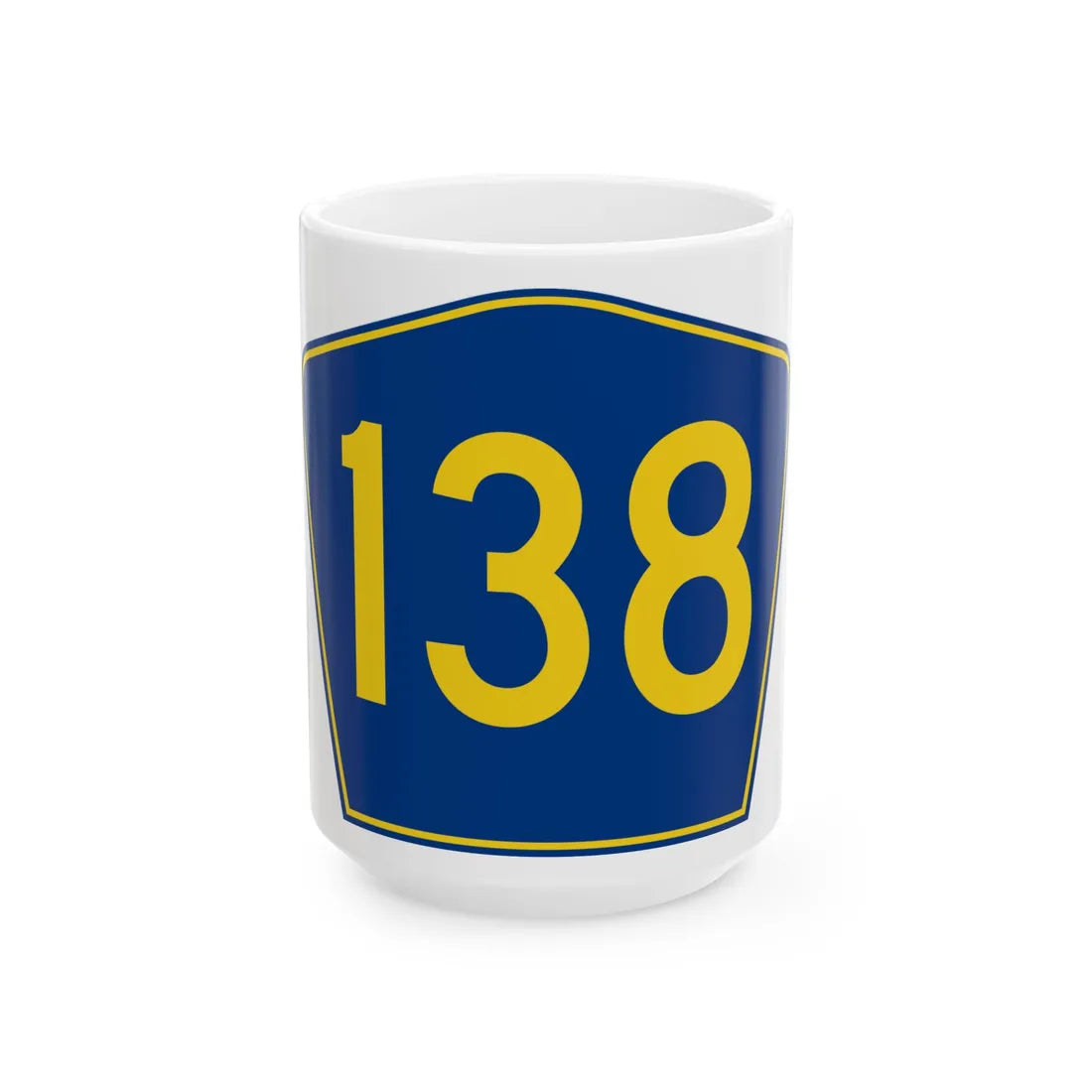 PR secondary 138 (Puerto Rico) (Road Sign) White Coffee Mug 15oz - Go Mug Yourself