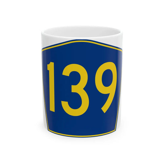 PR secondary 139 (Puerto Rico) (Road Sign) White Coffee Mug 11oz - Go Mug Yourself