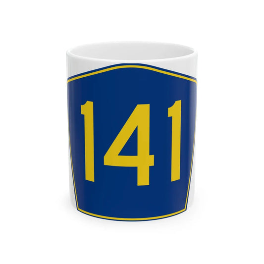 PR secondary 141 (Puerto Rico) (Road Sign) White Coffee Mug 11oz - Go Mug Yourself