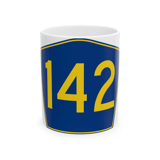 PR secondary 142 (Puerto Rico) (Road Sign) White Coffee Mug 11oz - Go Mug Yourself