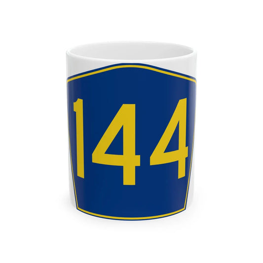 PR secondary 144 (Puerto Rico) (Road Sign) White Coffee Mug 11oz - Go Mug Yourself