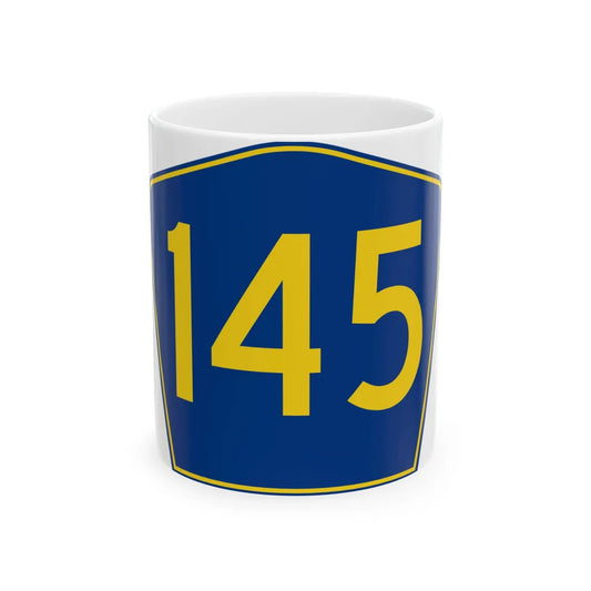 PR secondary 145 (Puerto Rico) (Road Sign) White Coffee Mug 11oz - Go Mug Yourself